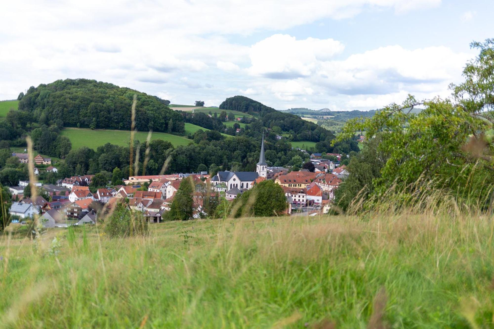 Haus Martina Im Herzen Der Rhoen - 3 Einzelbuchbare Moderne Fuer 2-8 Personen, Terrasse, Balkon, Garten, Und E-bike Keller, Lounge, Freies Wlan, Familienfreundlich Apartment Poppenhausen